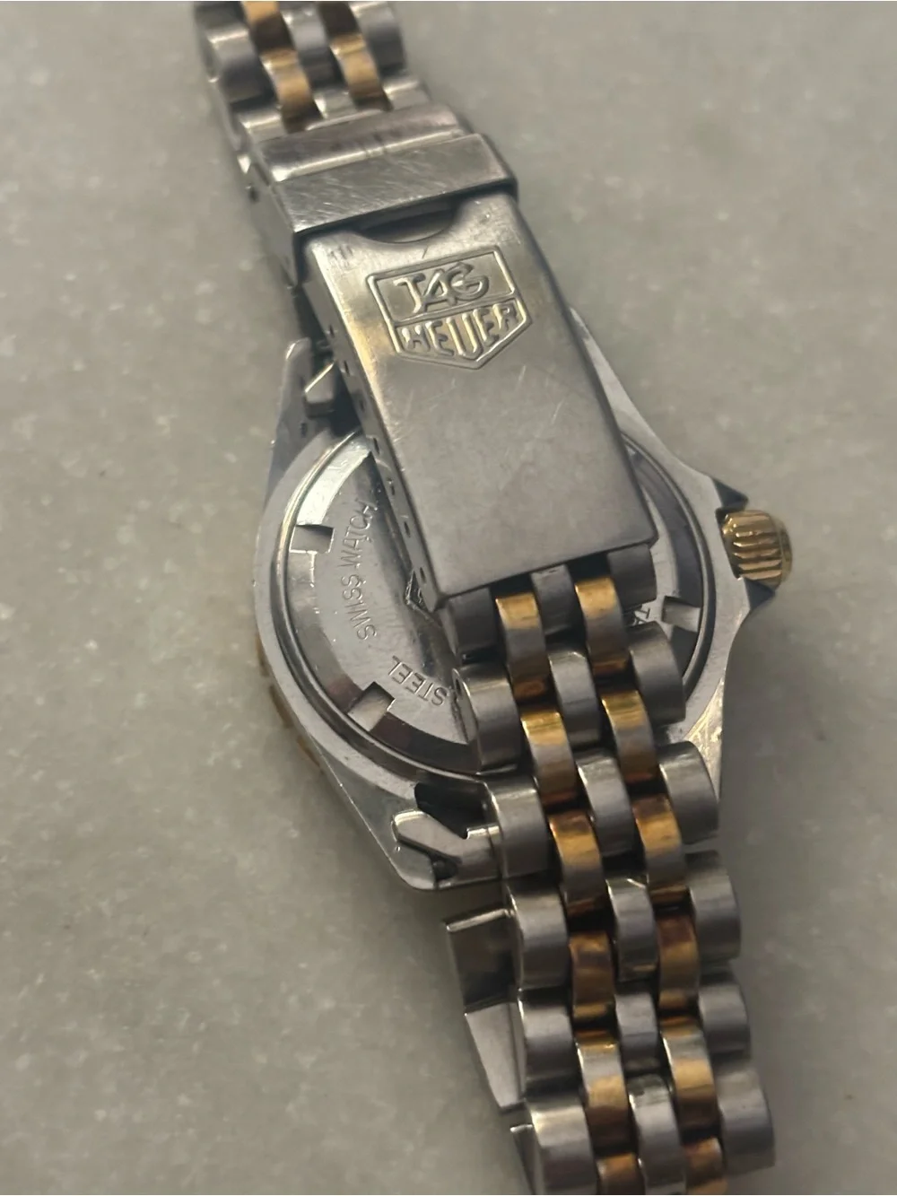 TAG Heuer Professional 1000 980.018B Two Tone Quartz Diver Watch New Battery